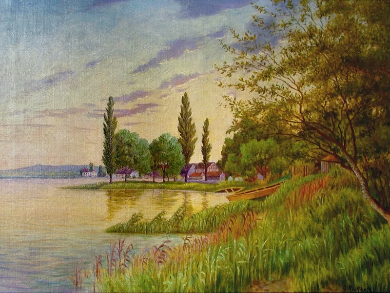 1869-Gustav Rockholtz - Lago di Costanza